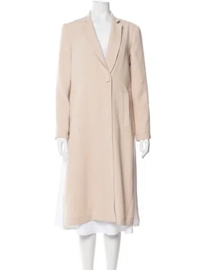Pre-owned Pinko Coat In Neutral