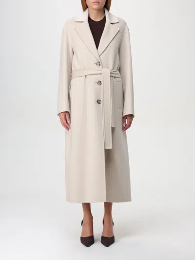 Pinko Coat  Woman Color Beige In Beige
