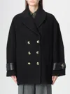 Pinko Coat  Woman Color Black In Black