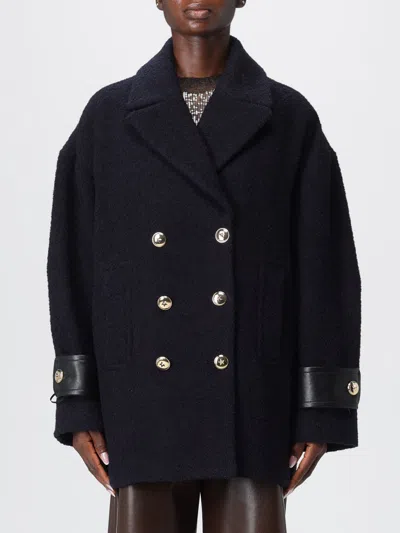 PINKO COAT PINKO WOMAN COLOR BLUE,H61552009