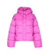 Pinko Impasto Puffer Jackets Purple In Pink