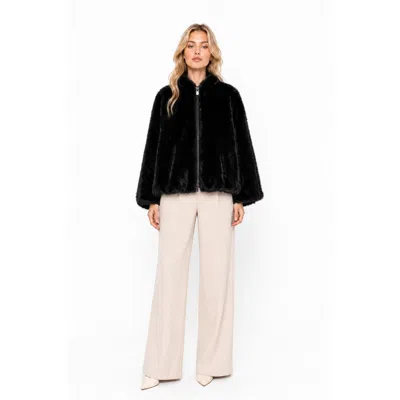 Pinko Coats In Black