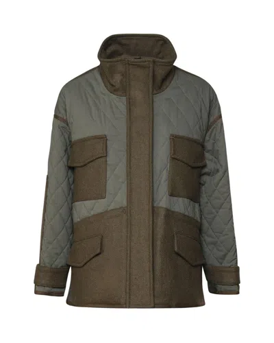 Pinko Coats In Army Green
