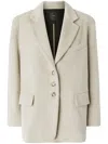 Pinko Alpaca-blend Blazer In Beige