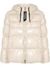 Pinko Eleodoro Padded Jacket In Beige
