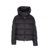 Pinko Quilted High-neck Puffer Jacket In Black