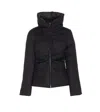 Pinko Strass-embellished High-neck Jacket In Black