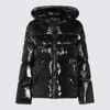 Pinko Eleodoro Caban Hooded Puffer Jacket In Black