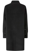 Pinko Coats Blacks And Greys In Black