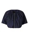 Pinko Puffed Bomber Jacket In Blue