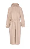 Pinko Cartoccio Coat In Pink