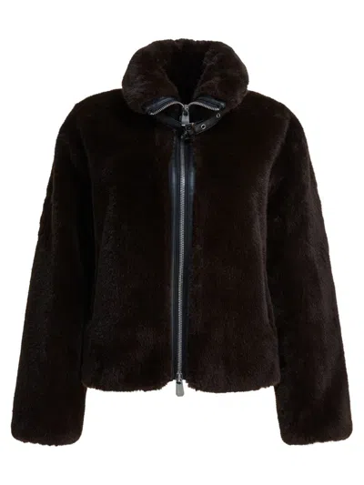 Pinko Coats In Brown