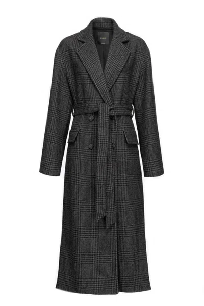 Pinko Coats Gray In Multi