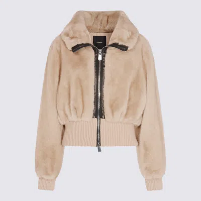 PINKO COATS LIGHT AND NATURAL
