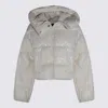 Pinko Coats Light And Natural In Gray