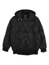 Pinko Quilted Hooded Jacket In Multi