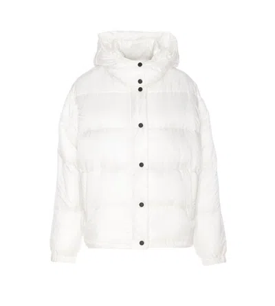 Pinko Padded Jacket Removable Hood In White