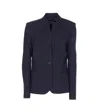 Pinko Striped V-neck Jacket Flap Pockets In Multi