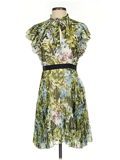 Pre-owned Pinko Cocktail Dress In Green