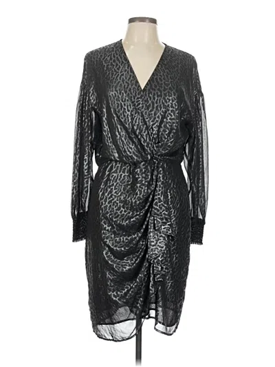 Pre-owned Pinko Cocktail Dress In Silver