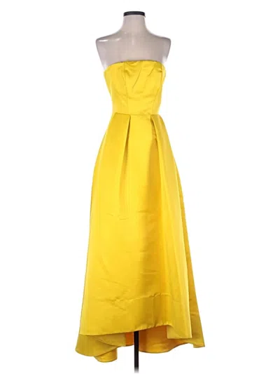 Pre-owned Pinko Cocktail Dress In Yellow