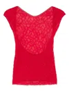 Pinko Cody Top In Red