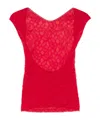 Pinko Cody Top In Bright Red