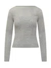 Pinko Cozy And Stylish Sweater In Gray