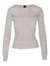 Pinko Cozy And Stylish Sweater In Gray