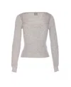 Pinko Cozy And Stylish Sweater In Grey