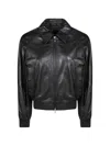 Pinko Collared Bomber Jacket In Black