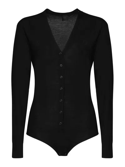 PINKO COLLARINO BODY IN LIGHT WOOL