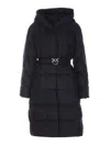 Pinko Collirio Down Jacket In Azul