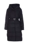 Pinko Collirio Down Jacket In Blue