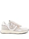 Pinko Colourblock Sneakers In Neutrals