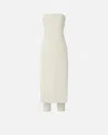 Pinko Scartaregalo Strapless Jumpsuit In White