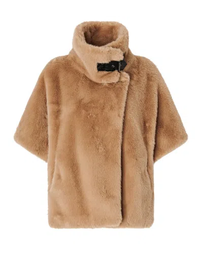 Pinko Comodino Cape In Beige