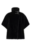 Pinko Comodino Cappa Similpelliccia In Black