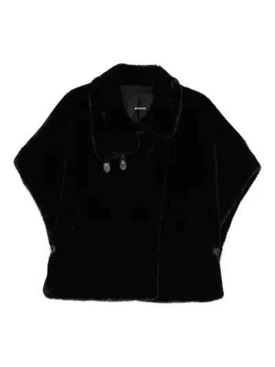 PINKO PINKO `COMODINO` FAUX FUR CAPE