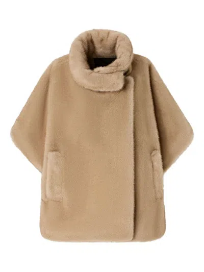 Pinko 'comodino' Short Cape In Sand