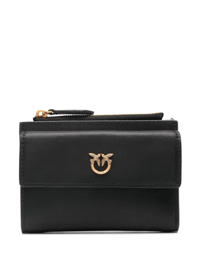 Pinko Compact Wallet  In Black