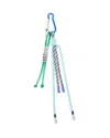 Pinko Corda Logo Beaded Cord Keychain
