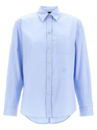 Pinko Corea Cotton Shirt In Blue