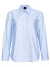 Pinko Korean Oxford Shirt For Men In Blue