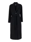 Pinko Coat In Black