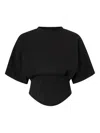 Pinko Cropped Bustier-style Top