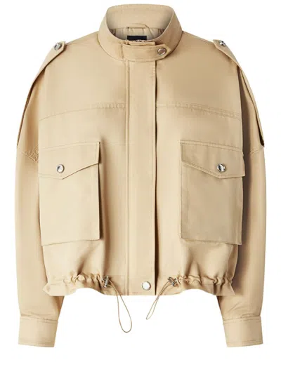PINKO PINKO COTTON BLEND WATERPROOF JACKET