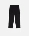 Pinko Cotton Cargo Trousers With Pockets In Limo Black