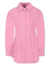 Pinko Pink Dress For Girl With Logo In Pink
