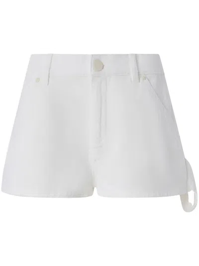 Pinko Cotton Shorts In White